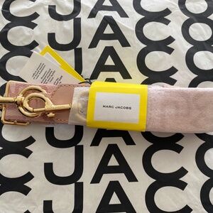 Marc Jacobs Blue Multi Logo Adjustable Crossbody Brand New REG PRICE $85